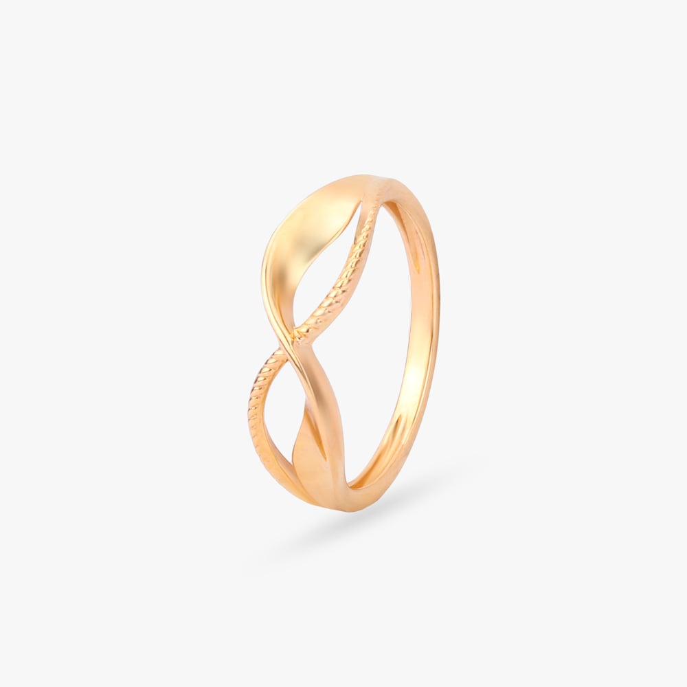 Eternal Curve Gold Ring,,hi-res image number null