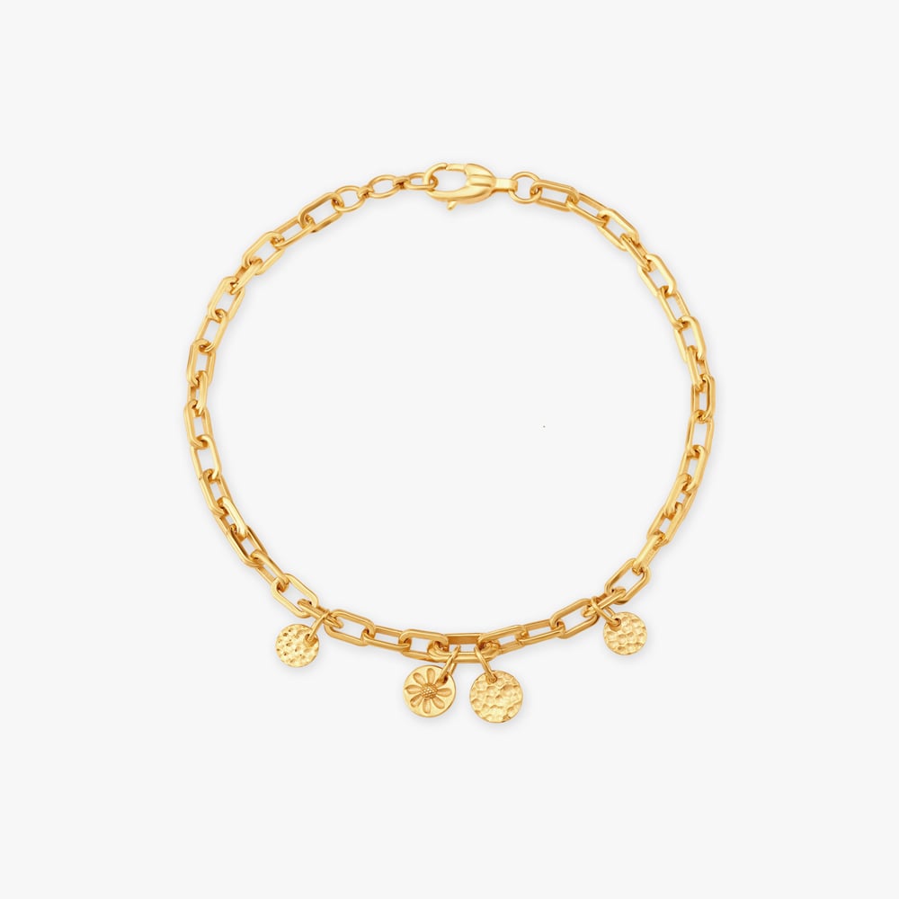 Charm Gold Bracelet,,hi-res image number null