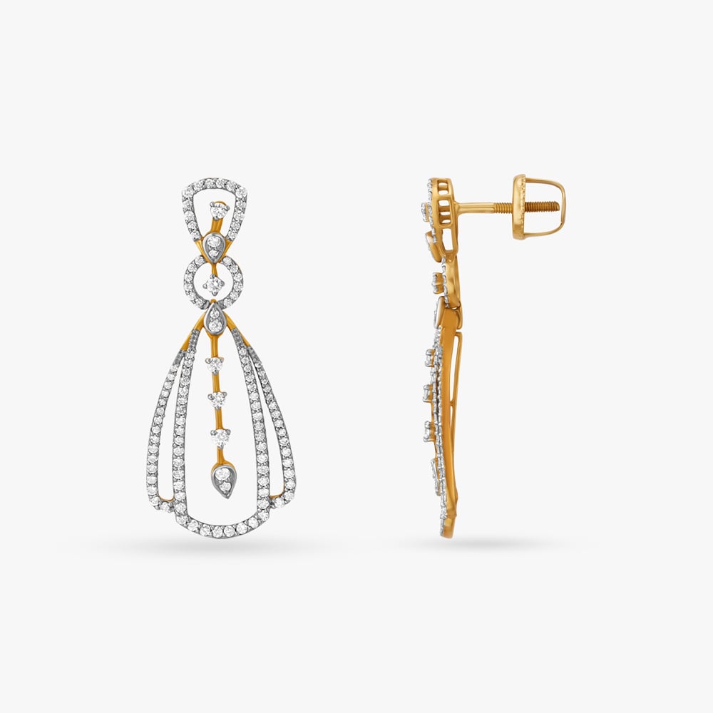 Luminous Contemporary Diamond Necklace Set,,hi-res image number null