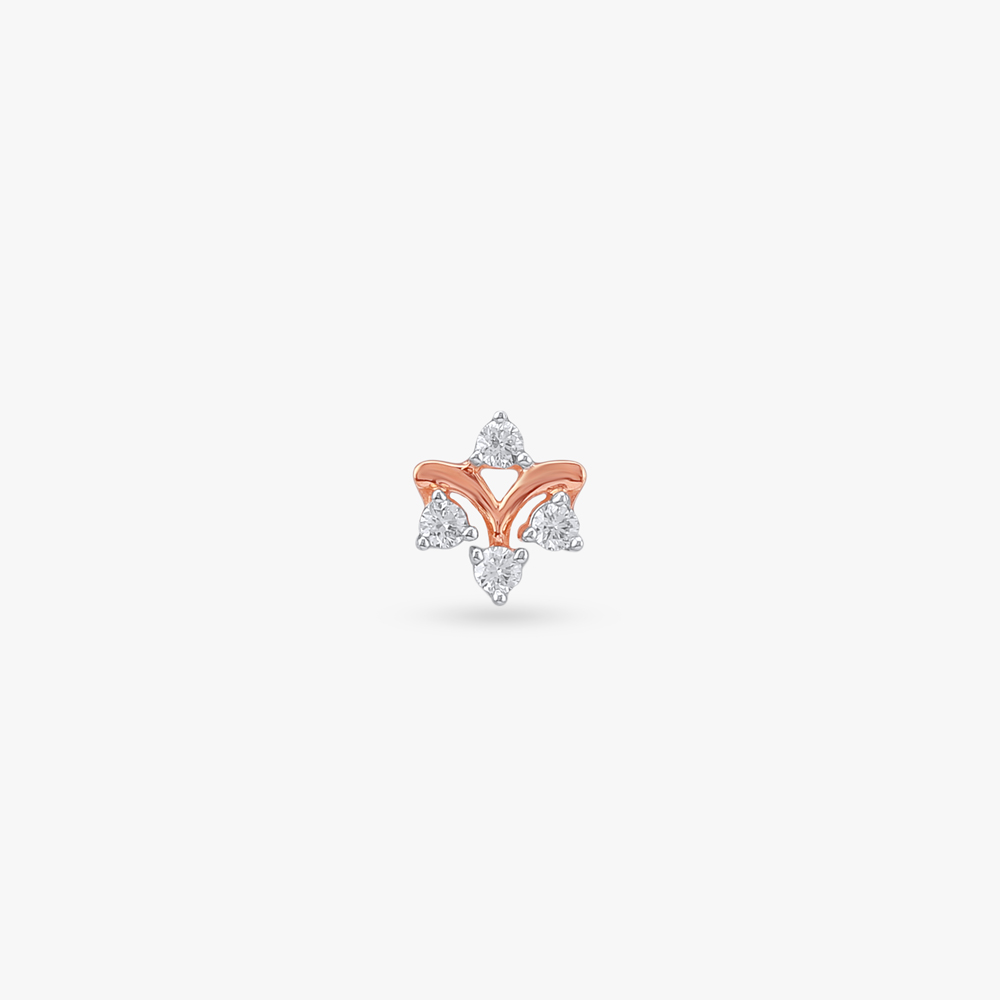 Glow Crest Diamond Nose Pin,,hi-res image number null