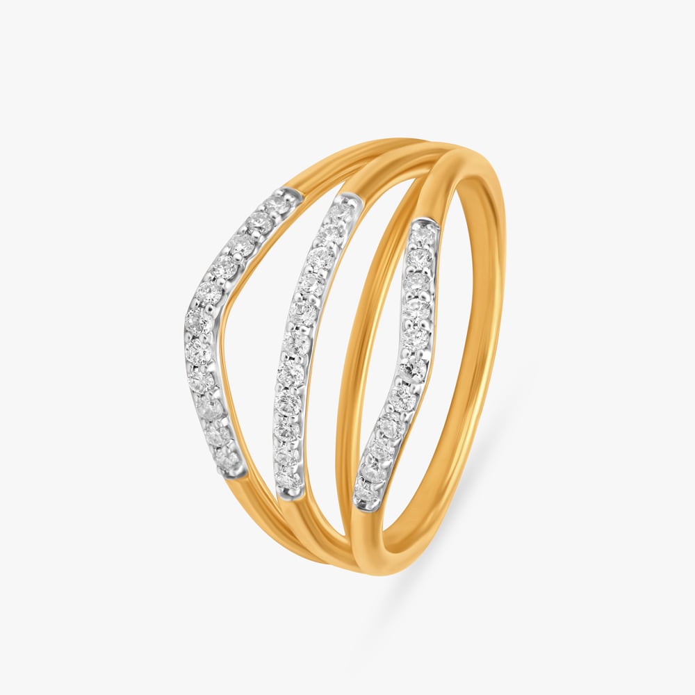 Stackable Arch Diamond Rings,,hi-res image number null