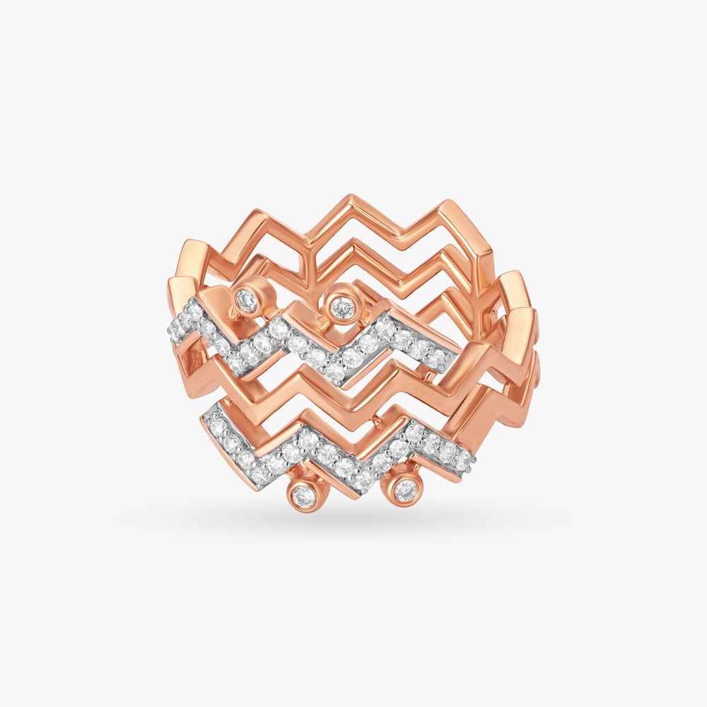 Zipping Through Your Heart Finger Ring,,hi-res image number null