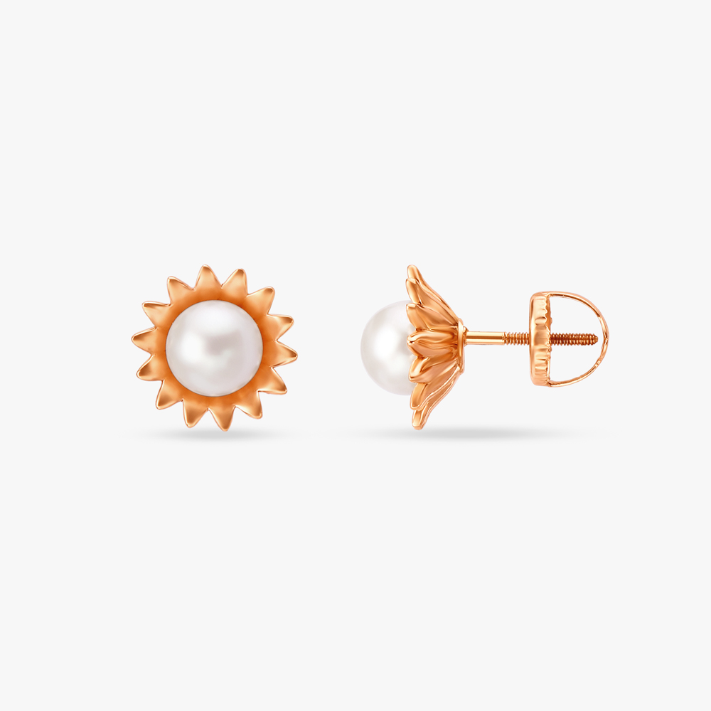Flair Pearl Stud Earrings,,hi-res image number null
