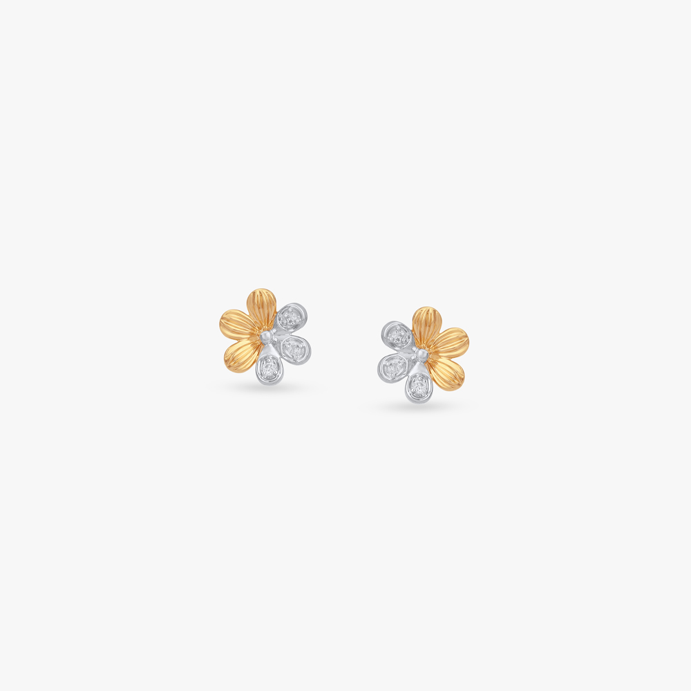 

Petal Bloom Diamond Stud Earrings