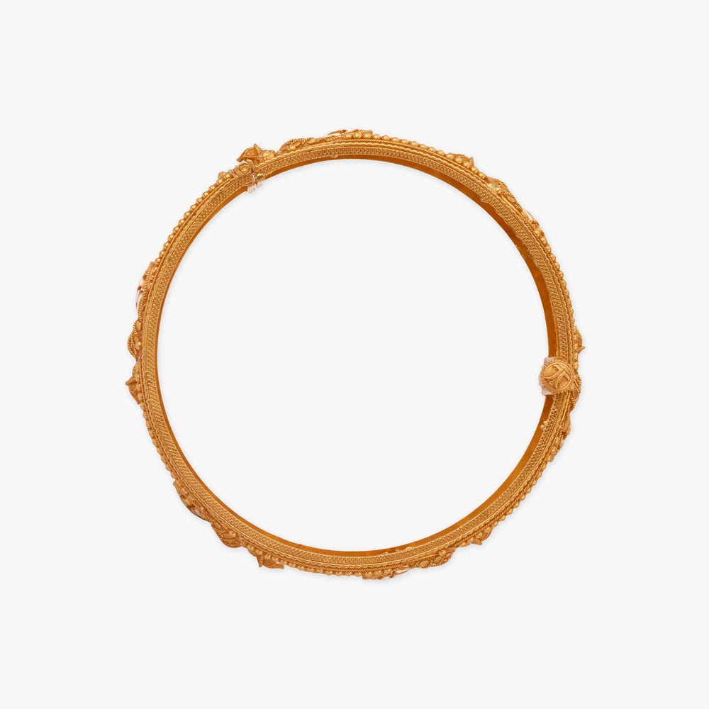 Lunar Veil Gold Bangle,,hi-res image number null