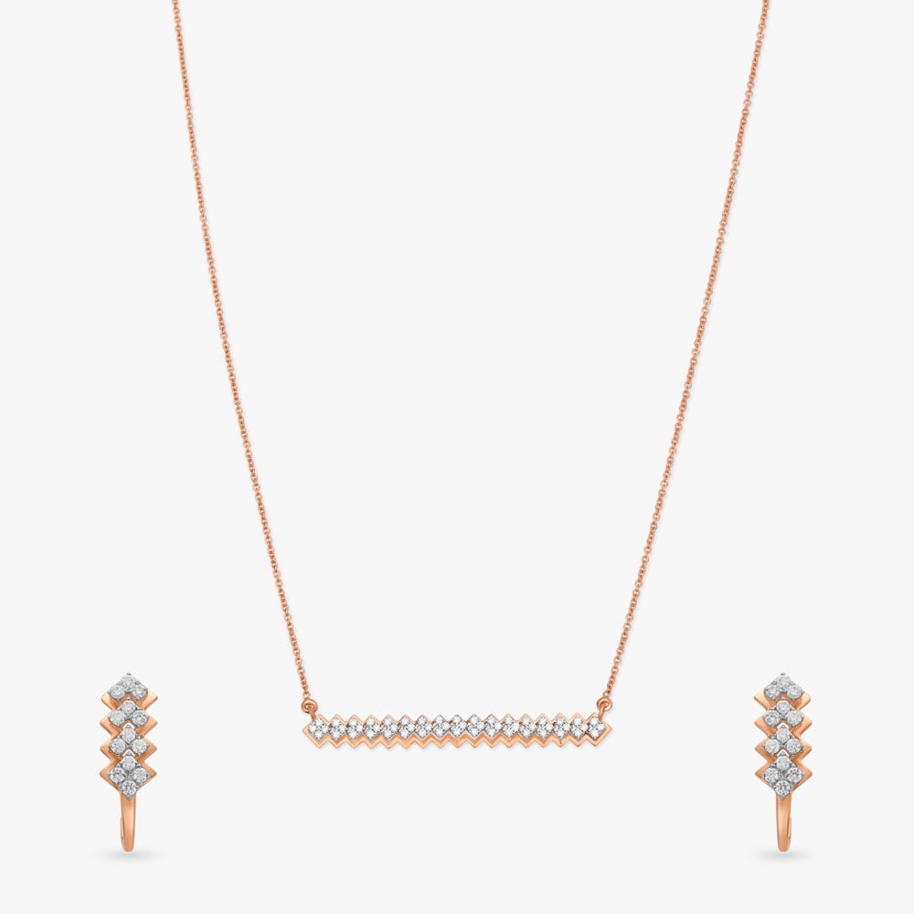 Petit Four Diamond Necklace Set,,hi-res image number null