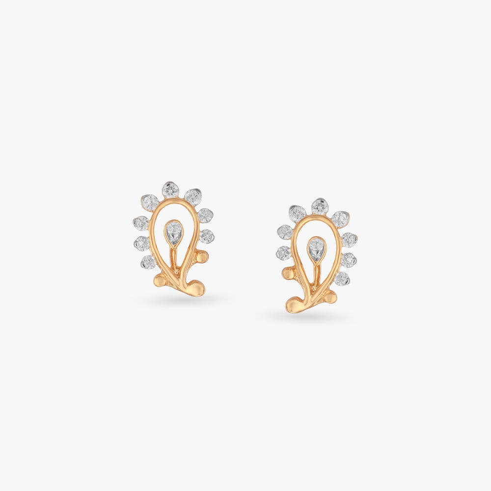

Paisley Spark Diamond Stud Earrings