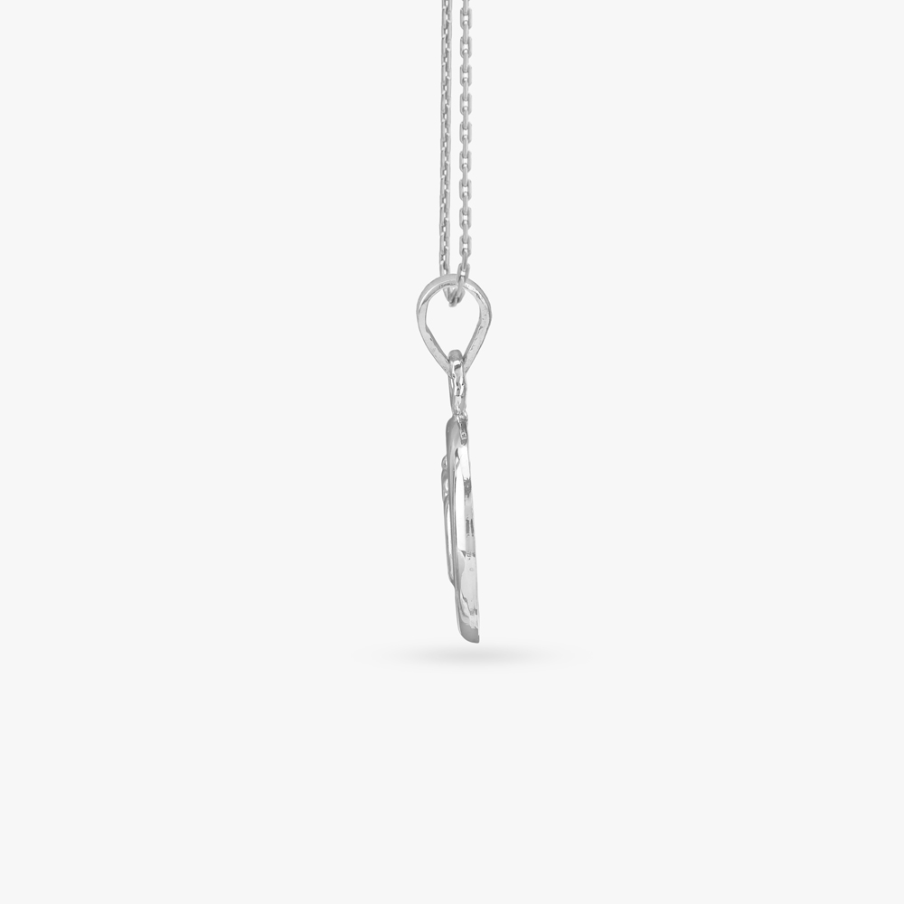 Radiant Om Silver Pendant,,hi-res image number null