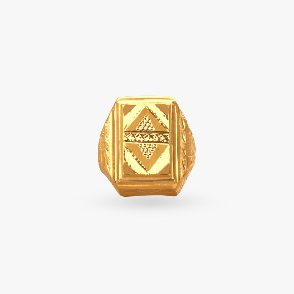

Heritage Crown Gold Ring for Men