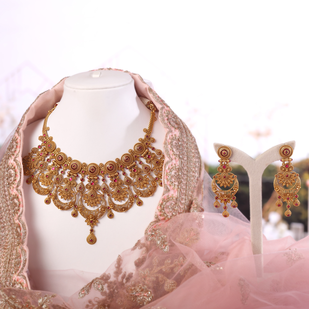 Artistic Fusion Necklace set,,hi-res image number null