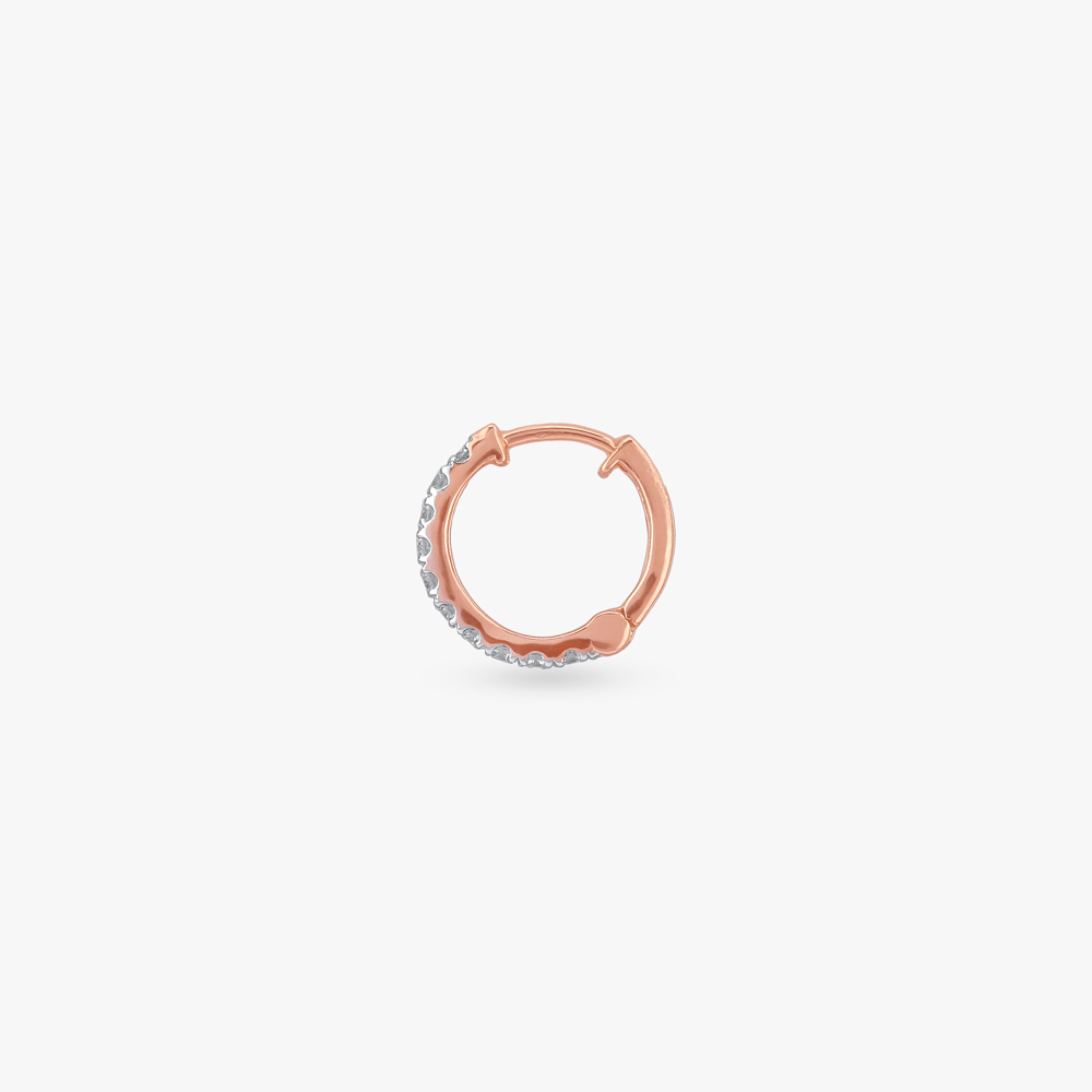 Gleam Loop Diamond Nose Pin,,hi-res image number null