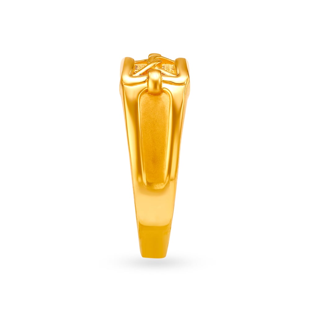 Stunning Embellished 22 Karat Gold Ring,,hi-res image number null