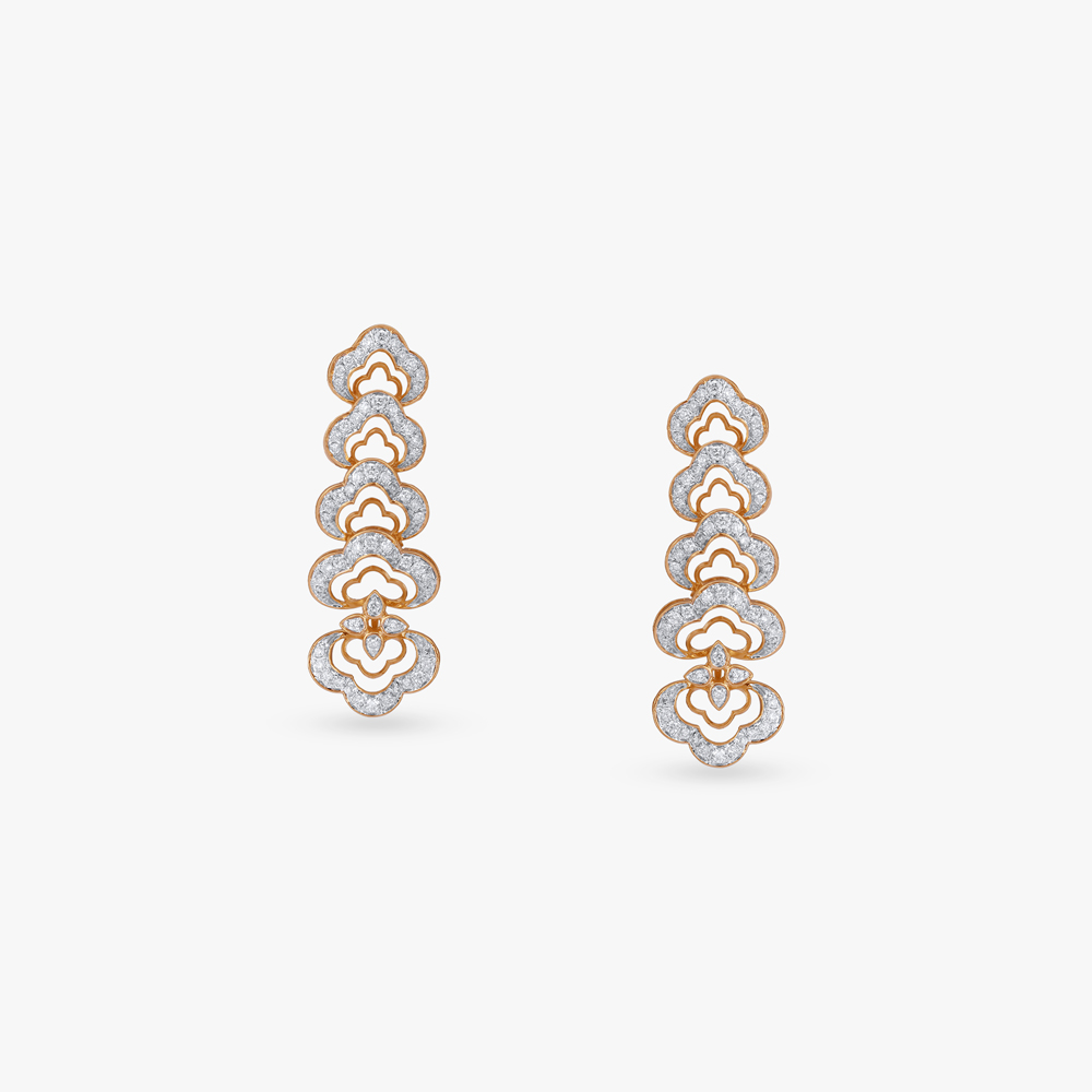 Chiselled Elegance Diamond Necklace Set,,hi-res image number null