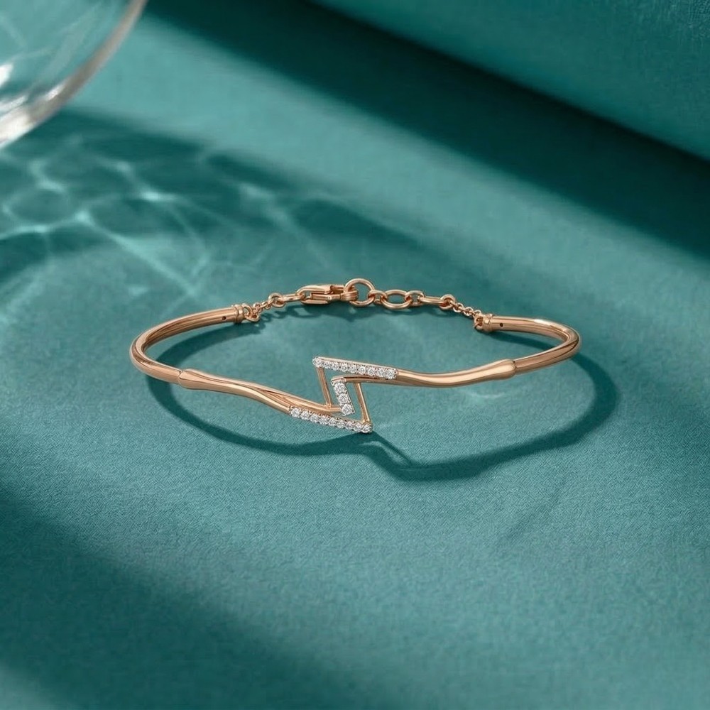 Thunderbolt Glow Diamond Bangle,,hi-res image number null