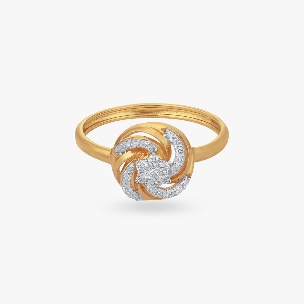 Swirl Symphony Diamond Ring,,hi-res image number null