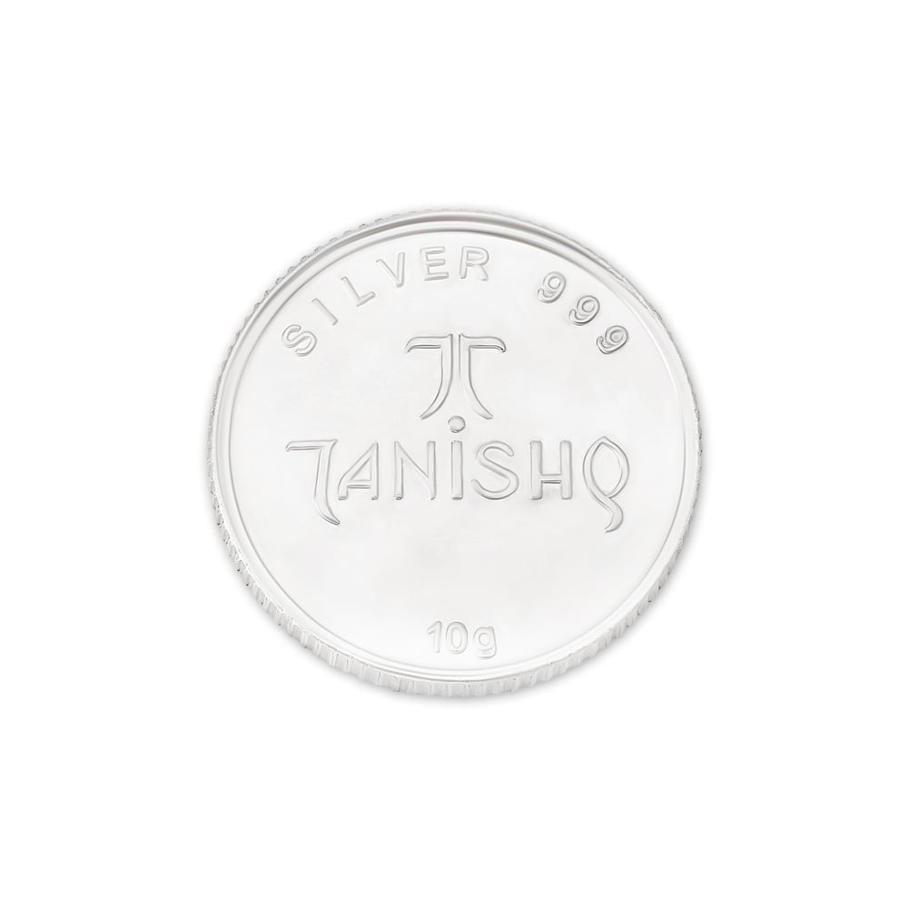 Ganesha And Lakshmi 10 Gram 999 Purity Silver Coin,,hi-res image number null
