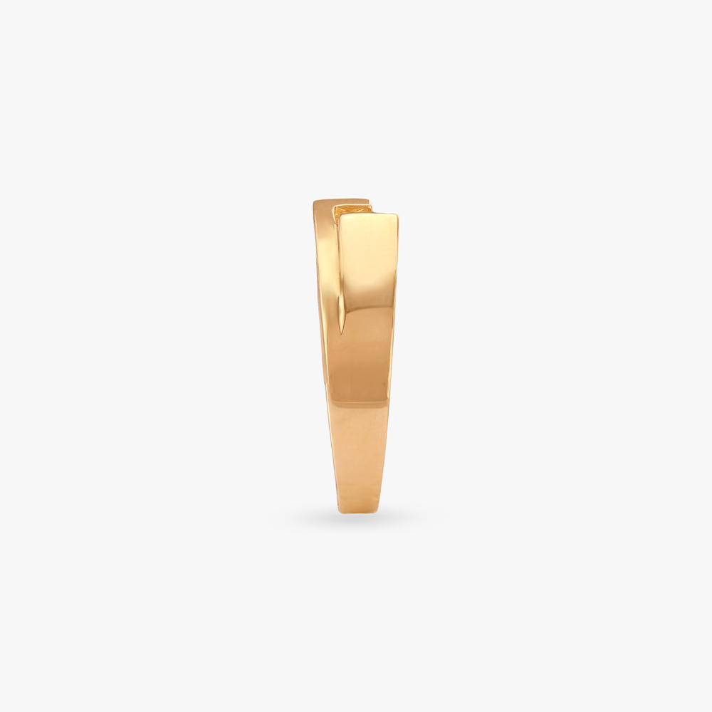 Minimal Edge Diamond Ring for Men,,hi-res image number null