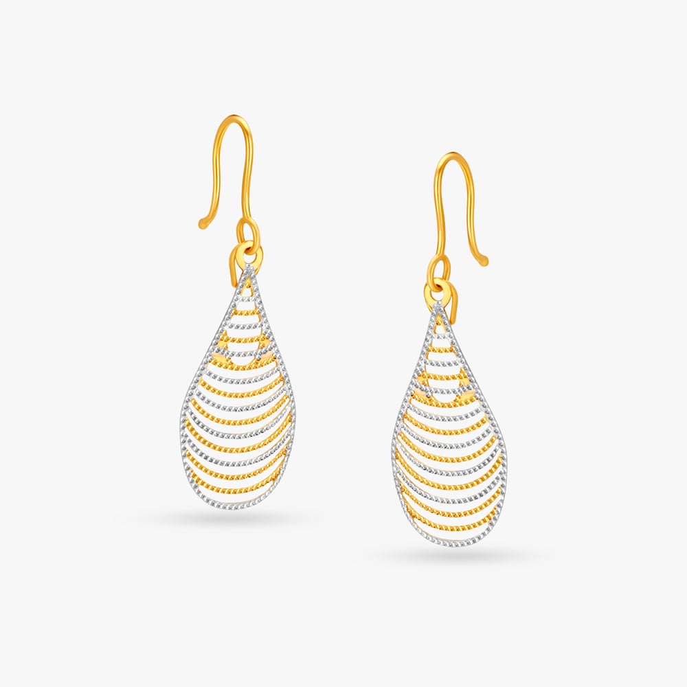 Radiant Pear Hoop Earrings,,hi-res image number null