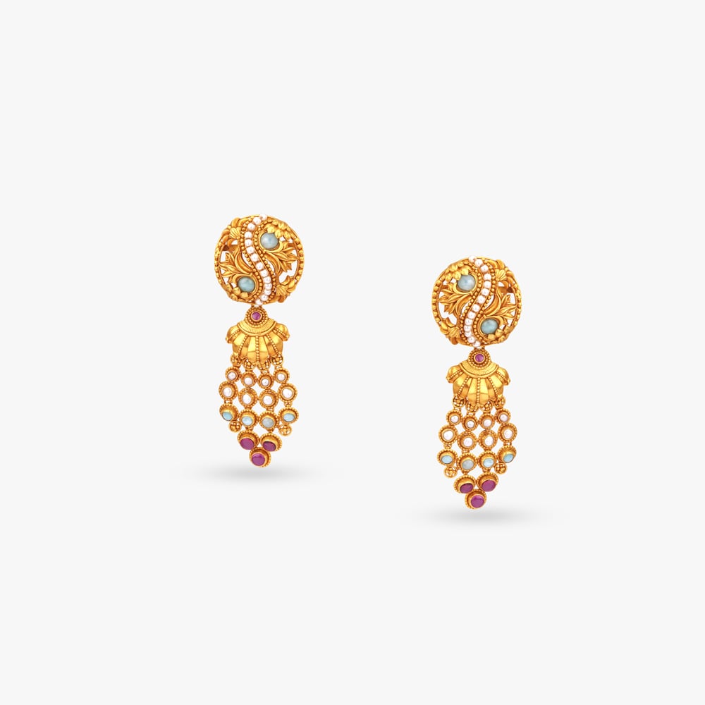 Moon Embrace Gold Necklace Set,,hi-res image number null