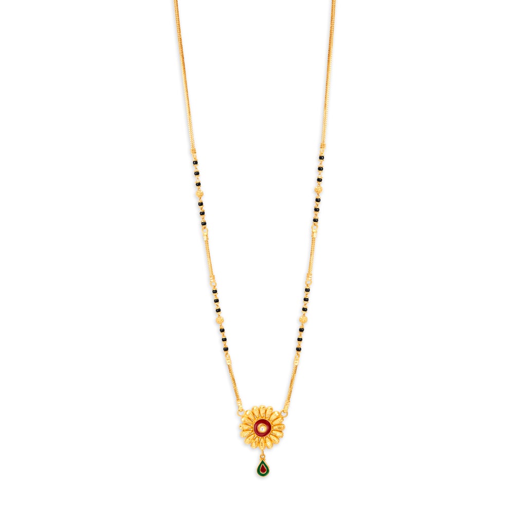 Joyous Sunflower Mangalsutra,,hi-res image number null