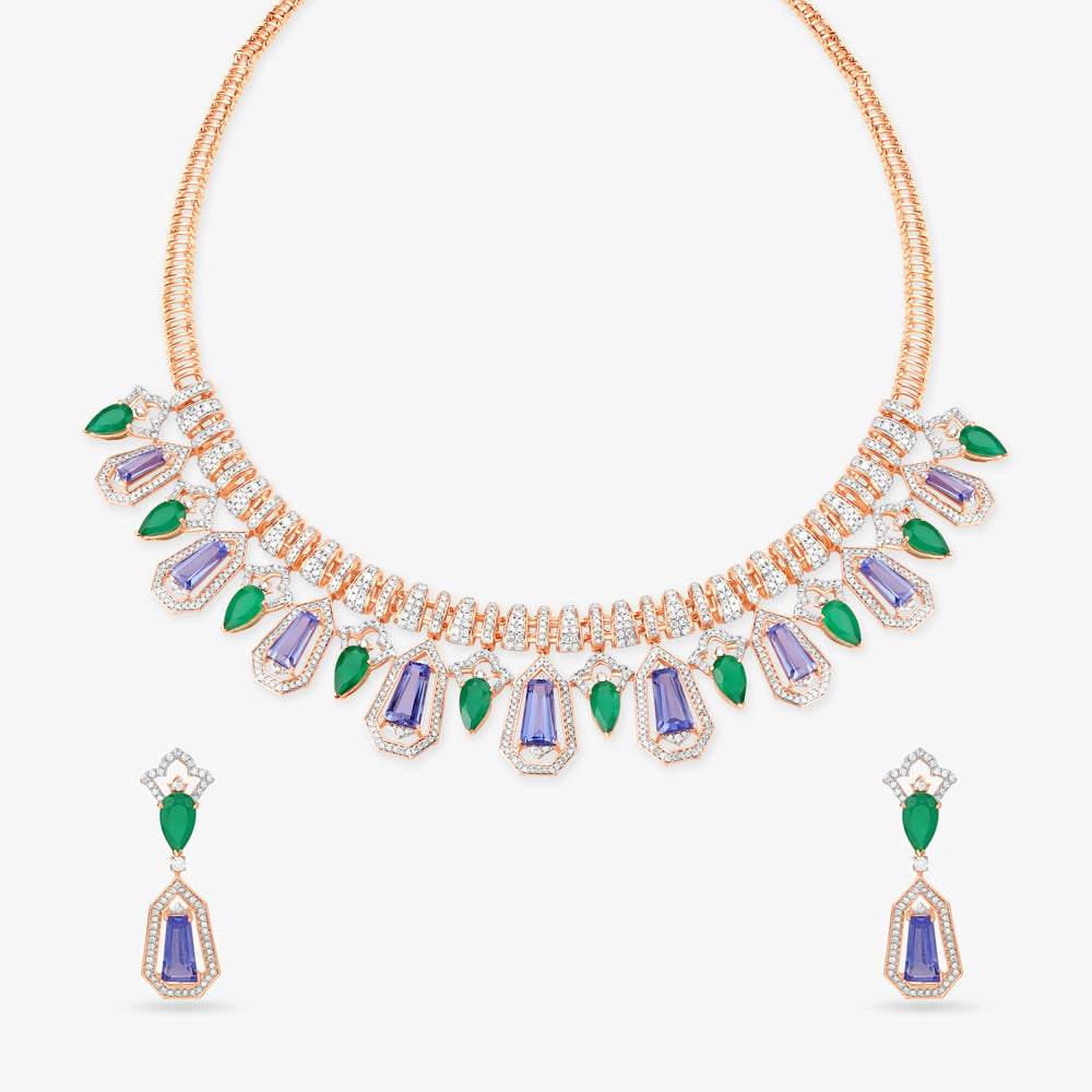 A Regal Medley Necklace Set,,hi-res image number null