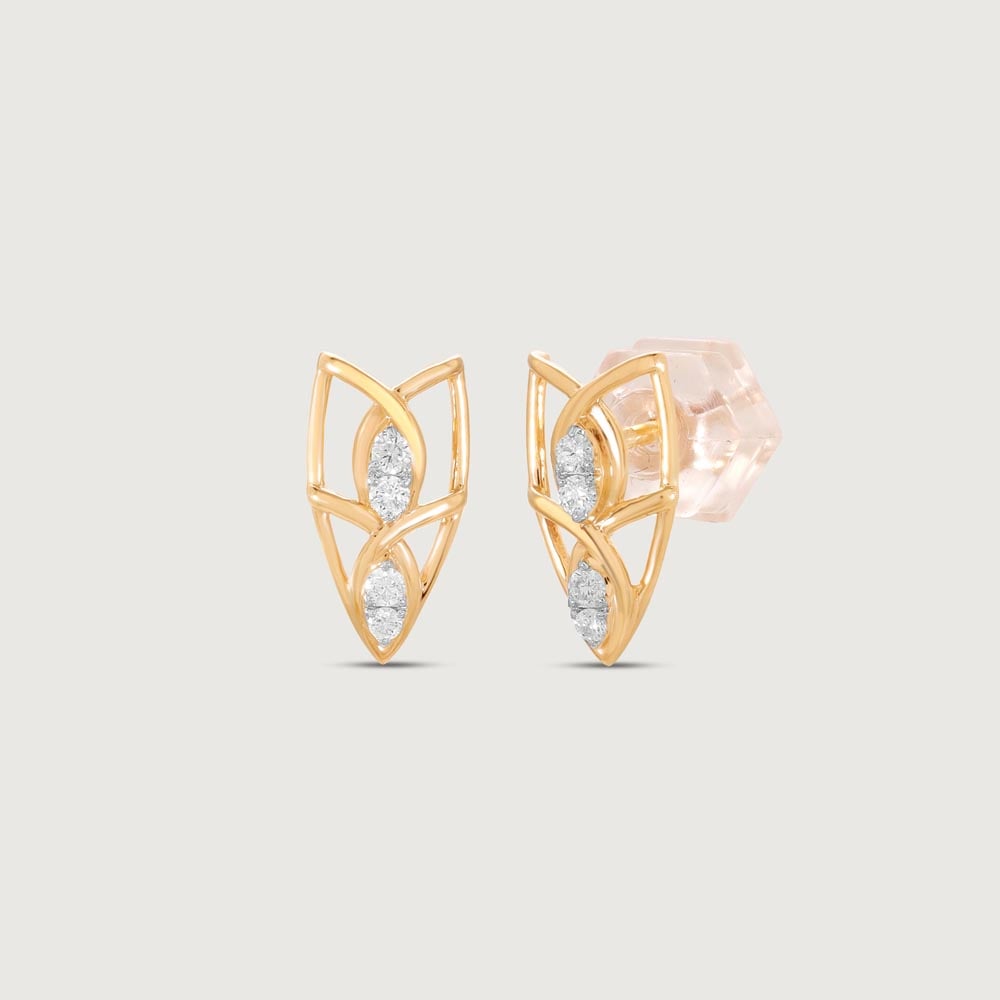 Elegant Marquise Diamond Stud Earrings,,hi-res image number null