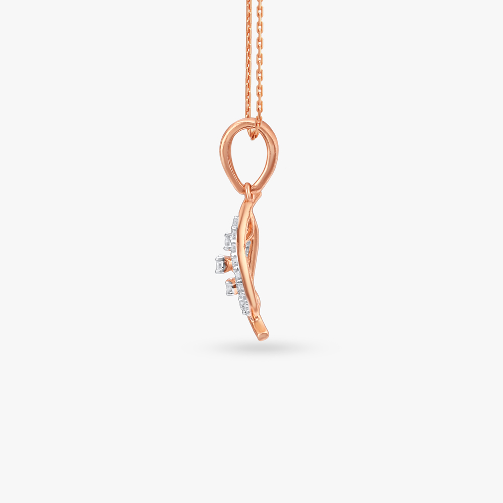 Sculpted Marquise Diamond Pendant,,hi-res image number null