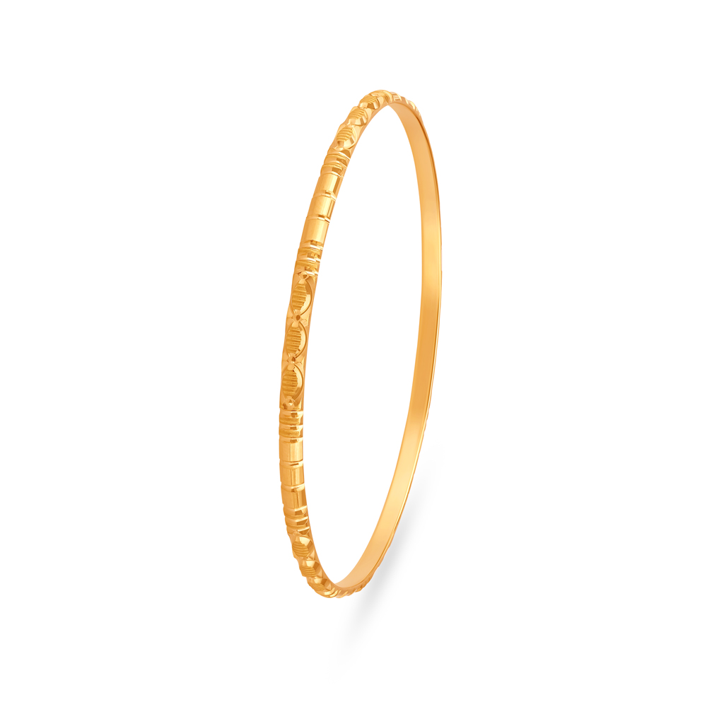 Intricate Allure Gold Bangles,,hi-res image number null
