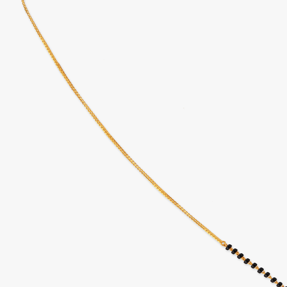 Noir Bead Gold Mangalsutra Chain,,hi-res image number null