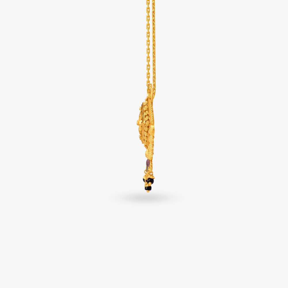 Geometric Gold Pendant,,hi-res image number null
