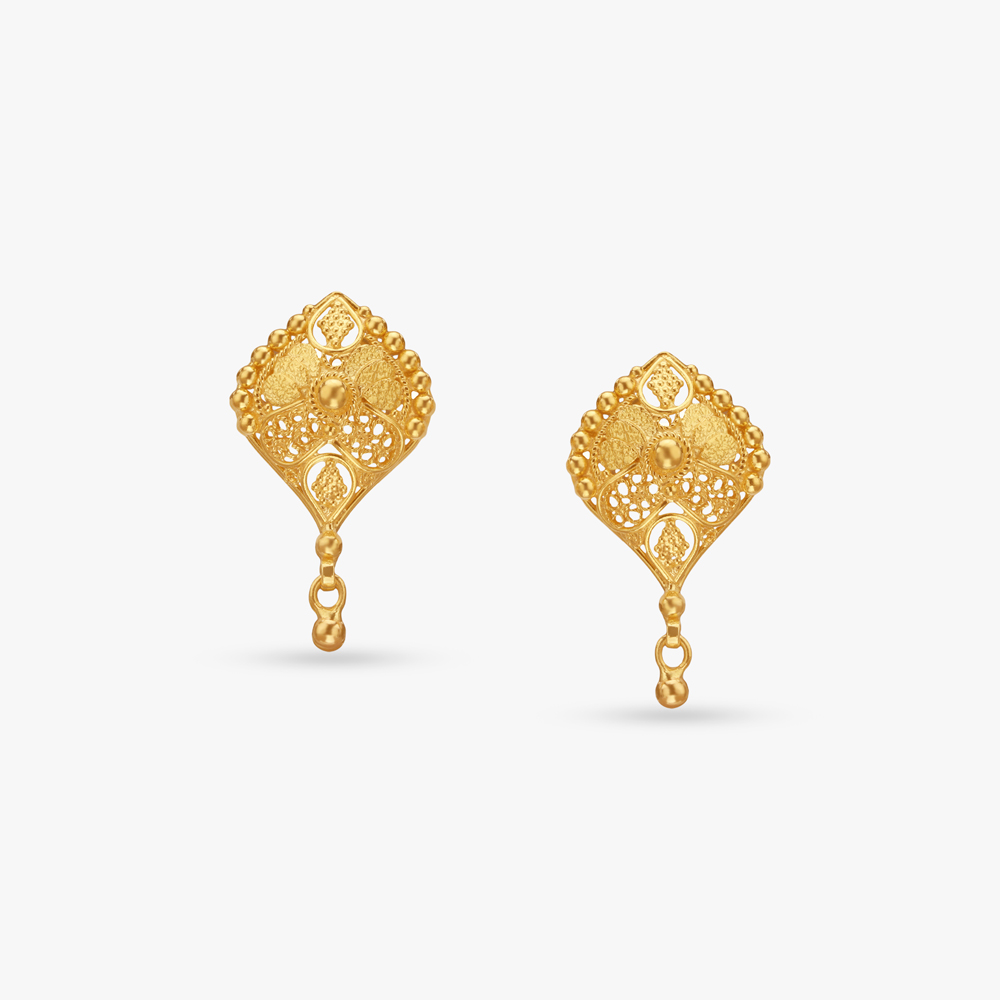 Mandala Radiance Gold Pendant and Earrings Set,,hi-res image number null