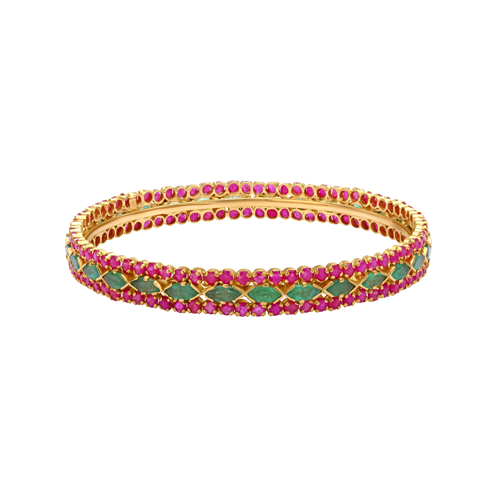 Diamond Bangles from Tanishq - Latest Designs!