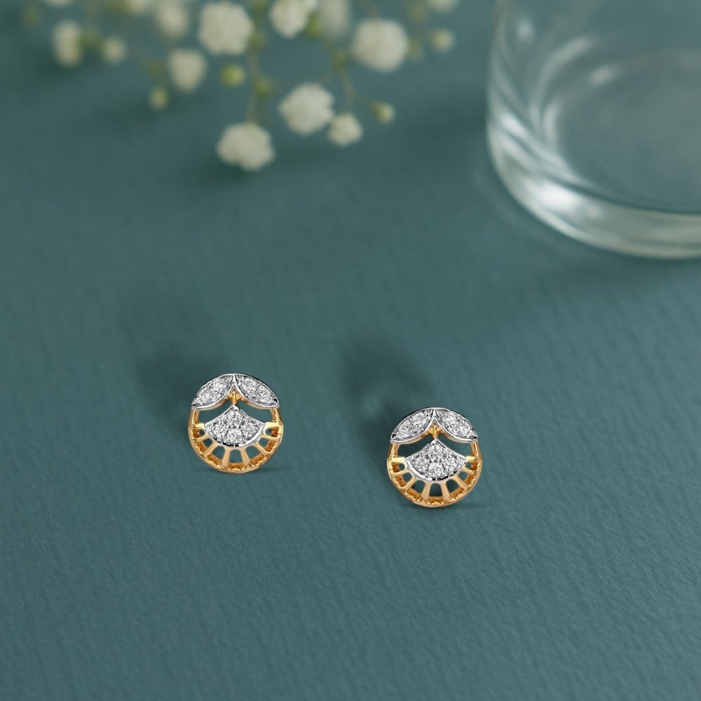 

Dawn Glow Diamond Stud Earrings