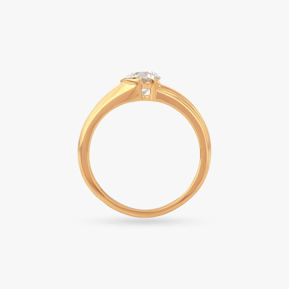 Threefold Poise Solitaire Ring,,hi-res image number null