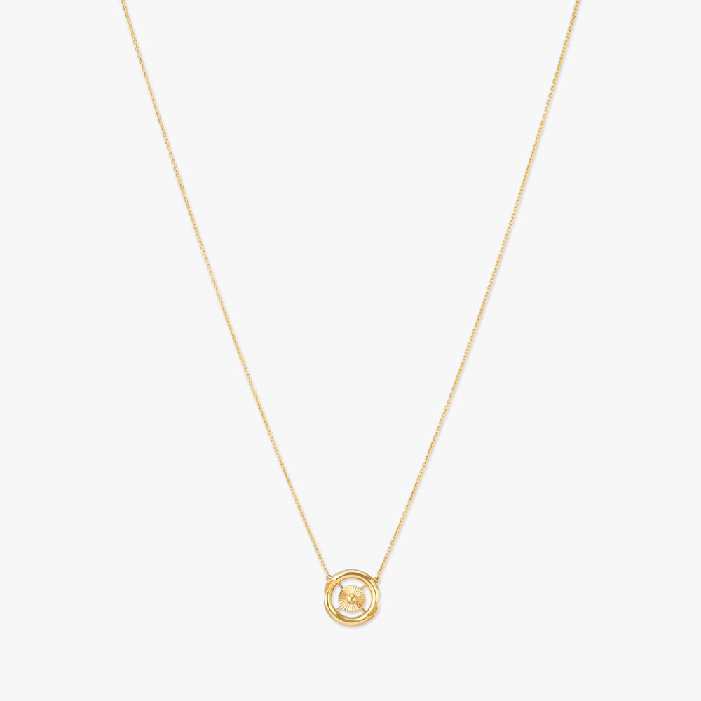 

Orbit Bloom Gold Necklace