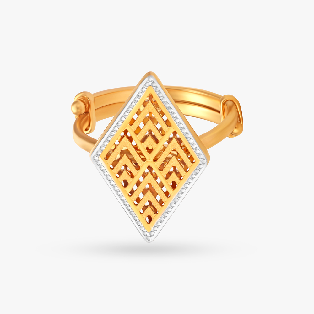 Brilliant Dual Tone Ring,,hi-res image number null