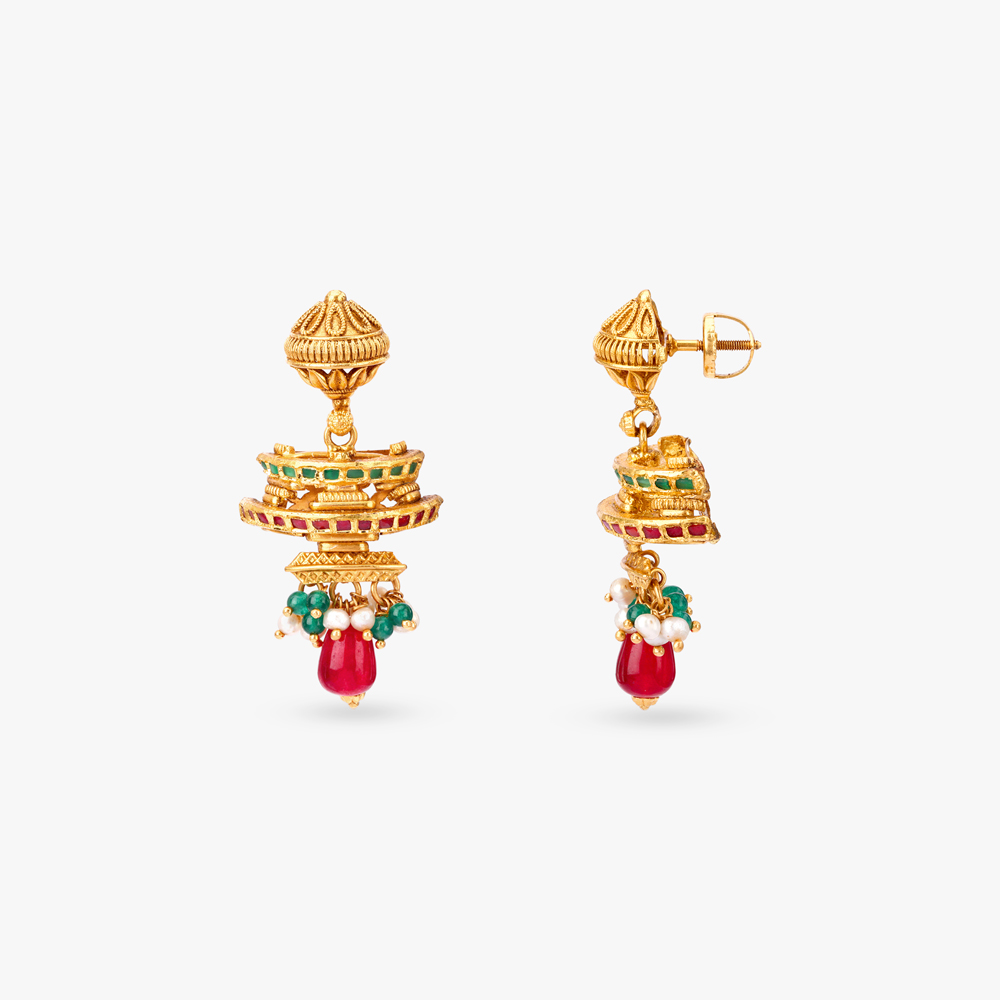 Divine Glow Gold Necklace set,,hi-res image number null