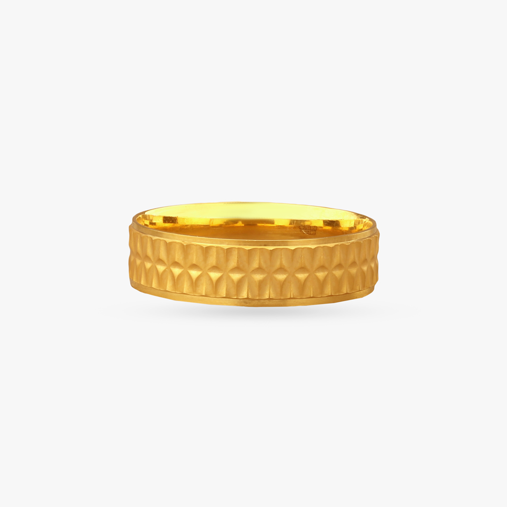 Geo Prism Gold Ring,,hi-res image number null