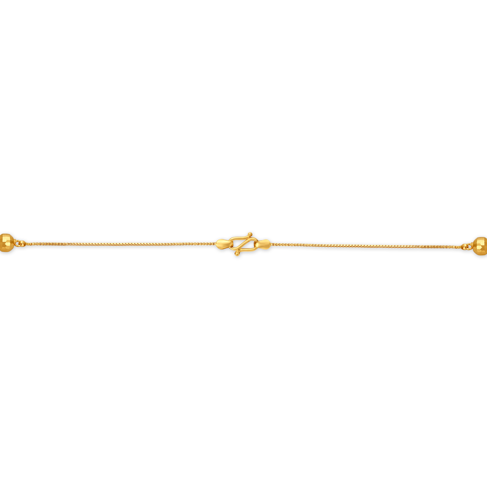 Sober Bead Gold Chain For Kids,,hi-res image number null