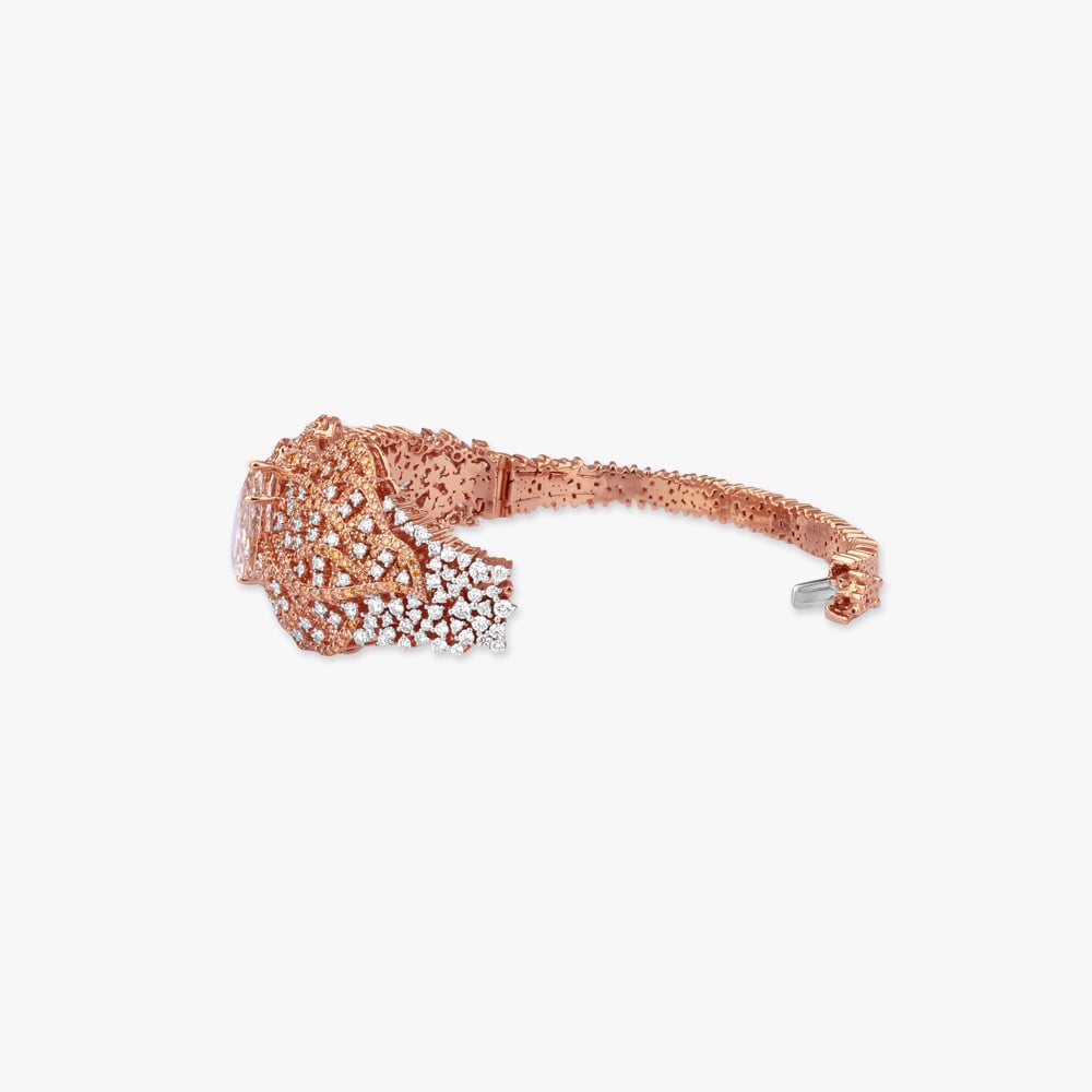 Ember Weave Diamond Bangle,,hi-res image number null