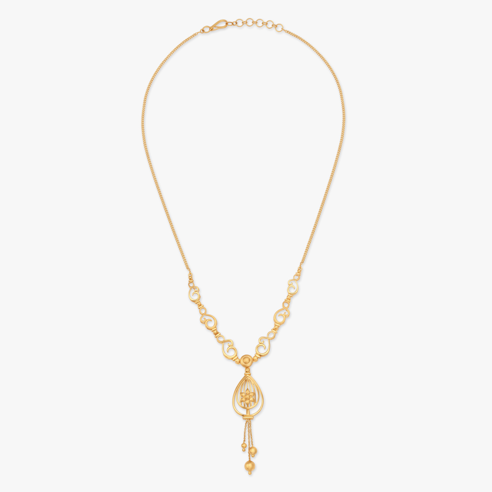Flowery Drop Necklace Set,,hi-res image number null