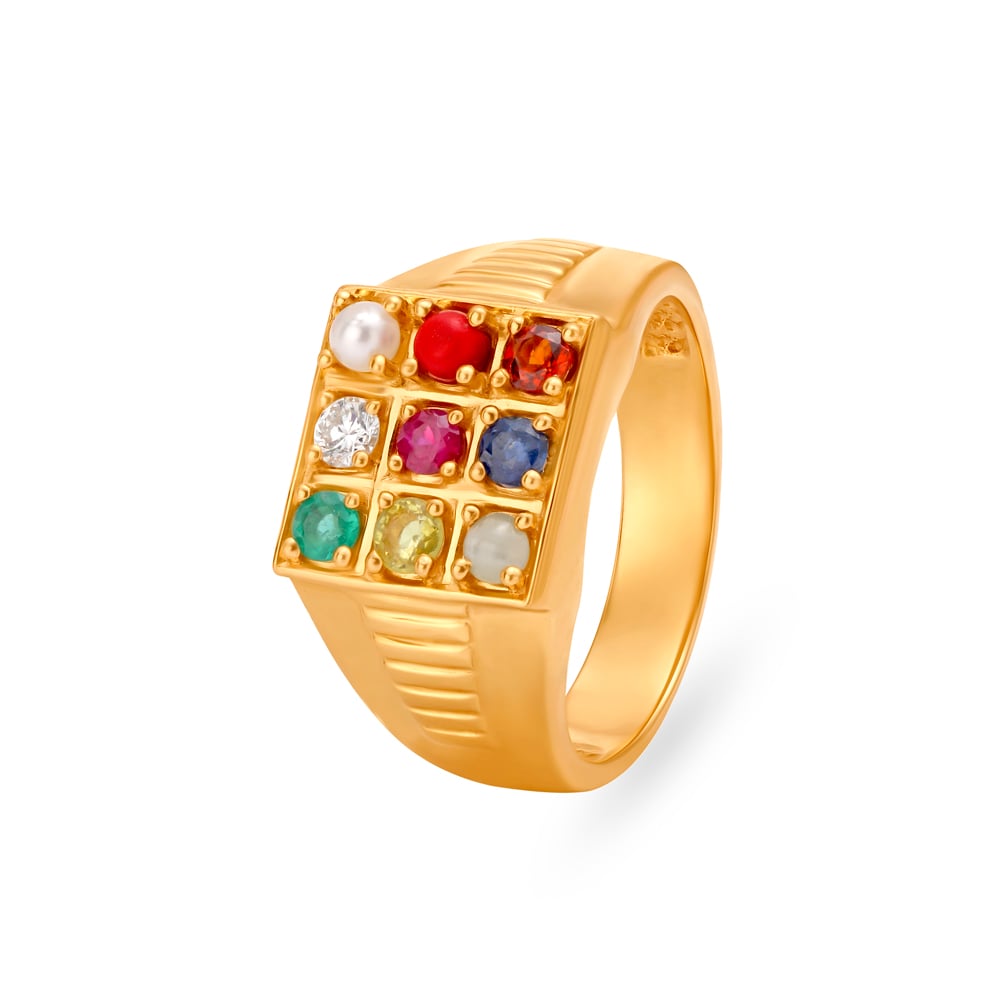 Sumptuous Navaratnam Diamond Finger Ring,,hi-res image number null
