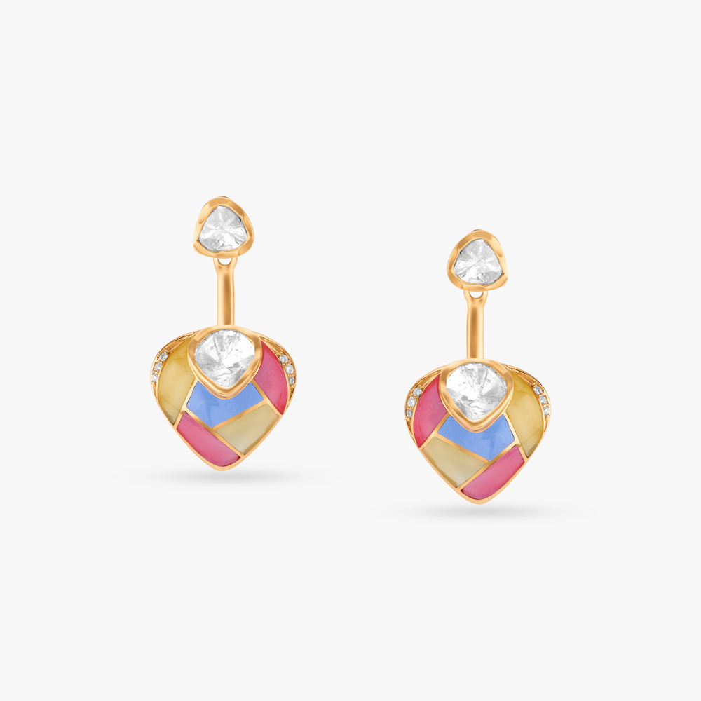 Split Delight Stud Earrings,,hi-res image number null
