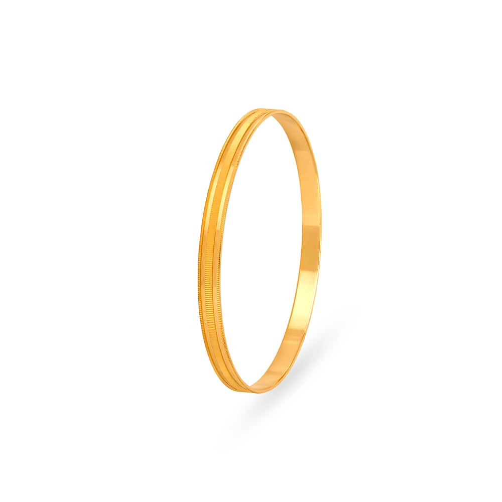 Sleek Minimalist Gold Bangles,,hi-res image number null