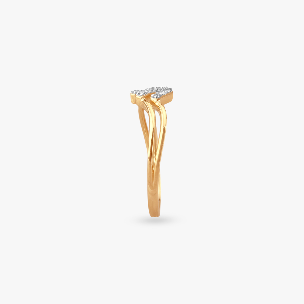 Crossover Line Diamond Ring,,hi-res image number null