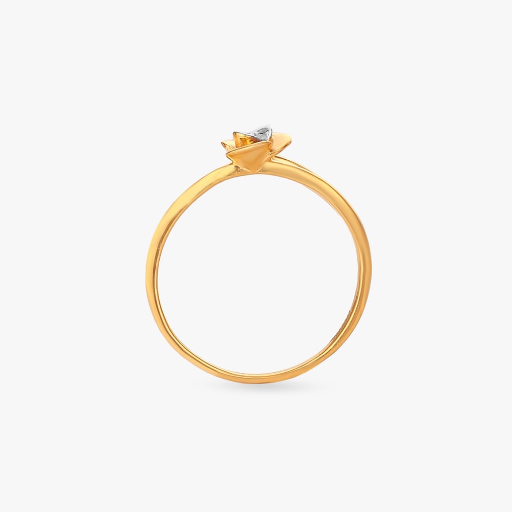 Petite Rose Gold Finger Ring,,hi-res image number null