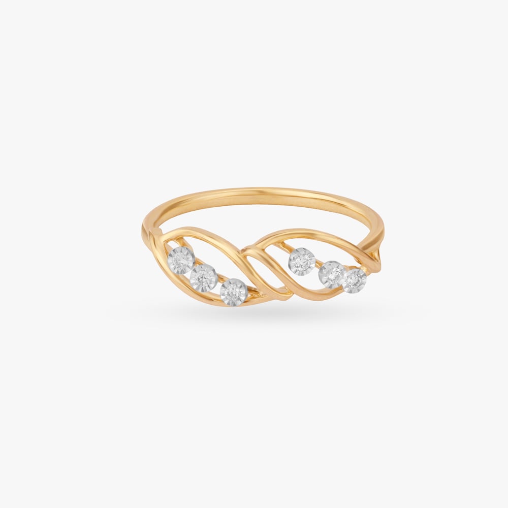 

Interlaced Infinity Diamond Ring