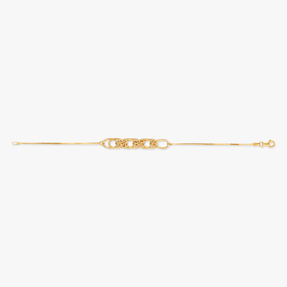 Looped Lace Gold Bracelet,,hi-res image number null
