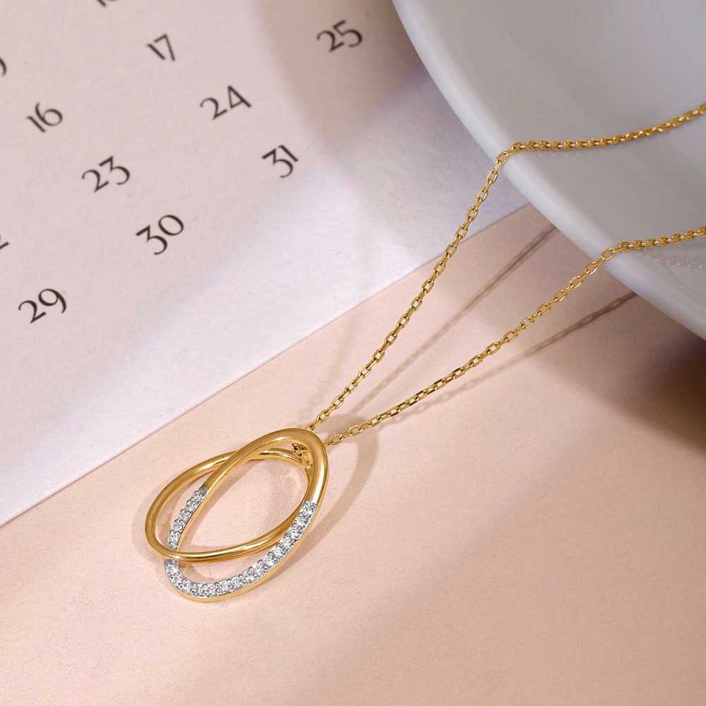 Twinkle Loop Diamond Pendant,,hi-res image number null