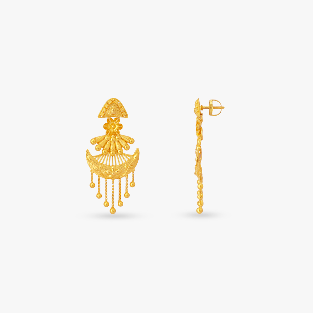 Plume Frame Gold Necklace Set,,hi-res image number null